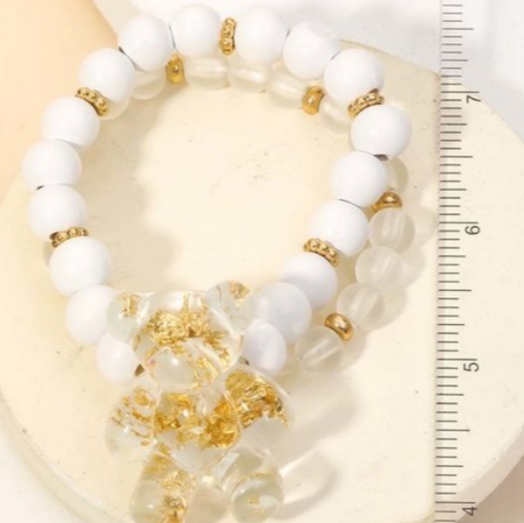 Beaded Teddy Bear Charm Bracelet Design. - Picture 4 of 7